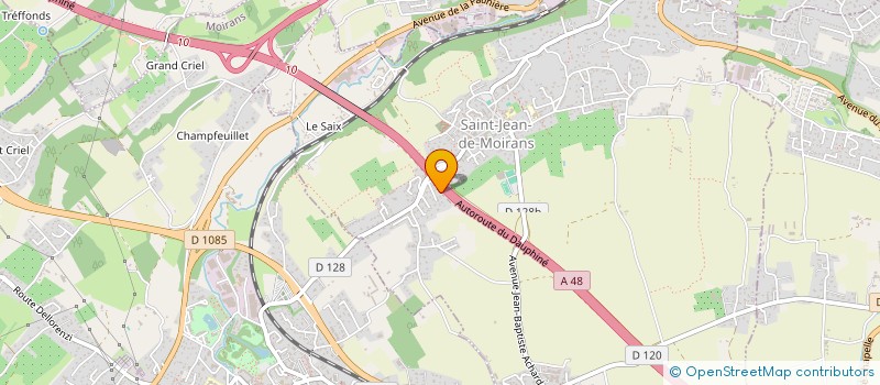 localisation de l'entreprise LA FARGUSSIENNE  SAINT-JEAN-DE-MOIRANS