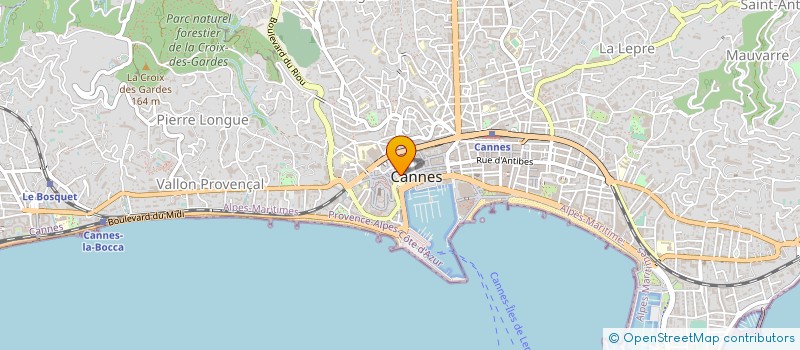 localisation de l'entreprise LA FARIGOULE à CANNES