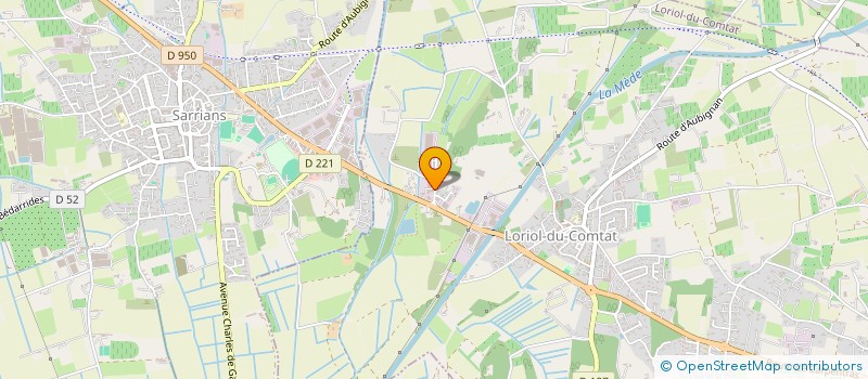 localisation de l'entreprise LA FARIGOULE  LORIOL-DU-COMTAT