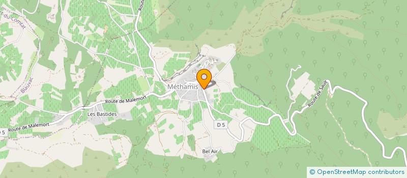 localisation de l'entreprise LA FARIGOULE  MORMOIRON