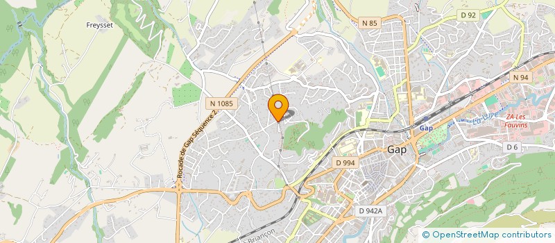 localisation de l'entreprise LA FARIGOULE  GAP