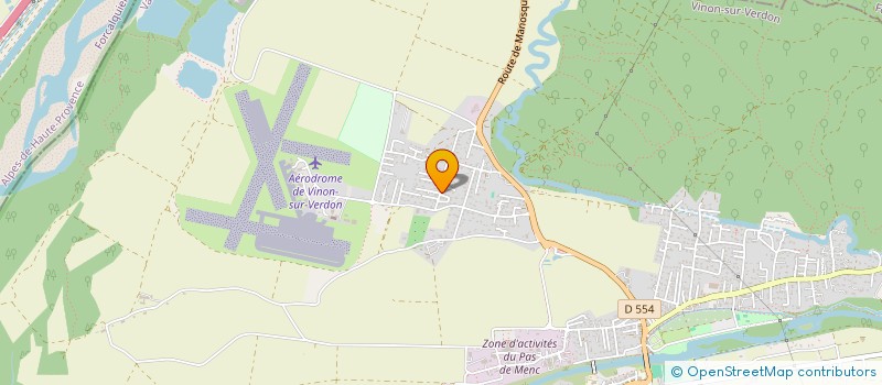 localisation de l'entreprise LA FARIGOULE à VINON-SUR-VERDON