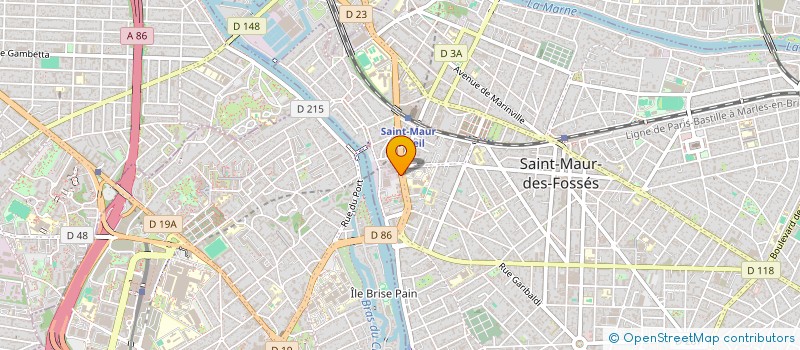 localisation de l'entreprise LA FARIGOULETTE à SAINT-MAUR-DES-FOSSES