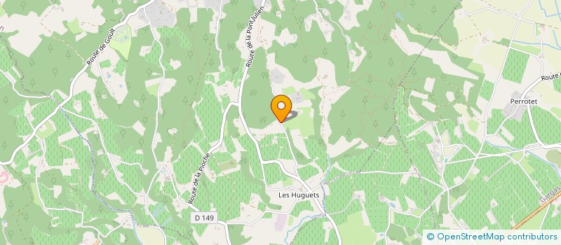 localisation de l'entreprise LA FARIGOULETTE  JOUCAS