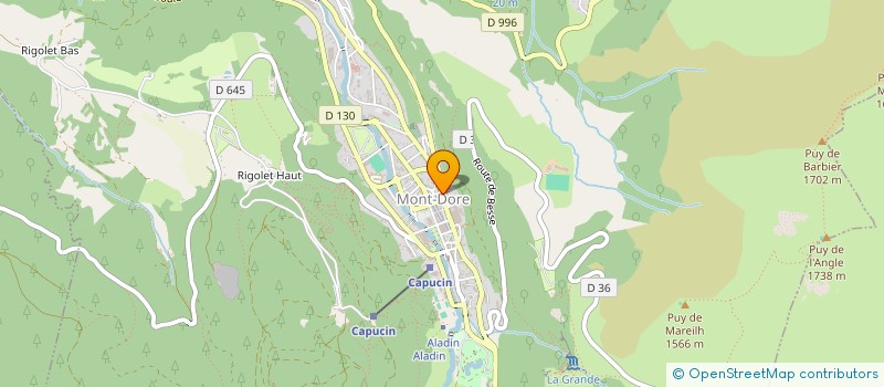 localisation de l'entreprise LA FARINADE  MONT-DORE