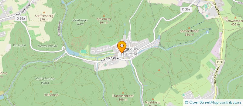 localisation de l'entreprise LA FARINE DE CRISTAL  SAINT-LOUIS-LES-BITCHE