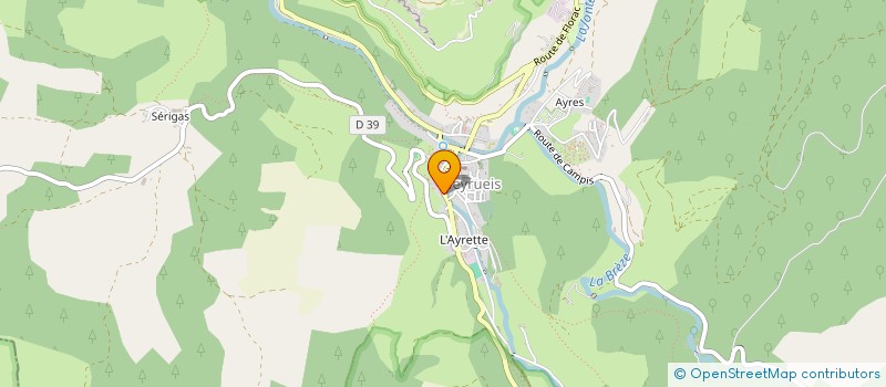 localisation de l'entreprise LA FARINE DU MEJEAN à HURES-LA-PARADE