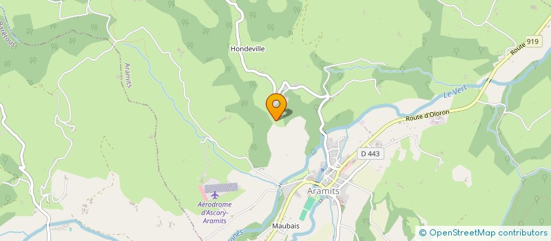 localisation de l'entreprise LA FARM à ARAMITS