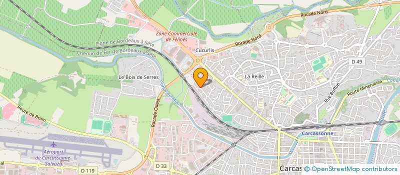 localisation de l'entreprise LA FARREDE à CARCASSONNE