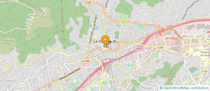 localisation de l'entreprise LA FASANJE à LA VALETTE-DU-VAR