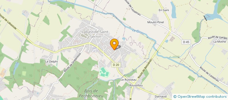 localisation de l'entreprise LA & FATHER  LABASTIDE-SAINT-SERNIN