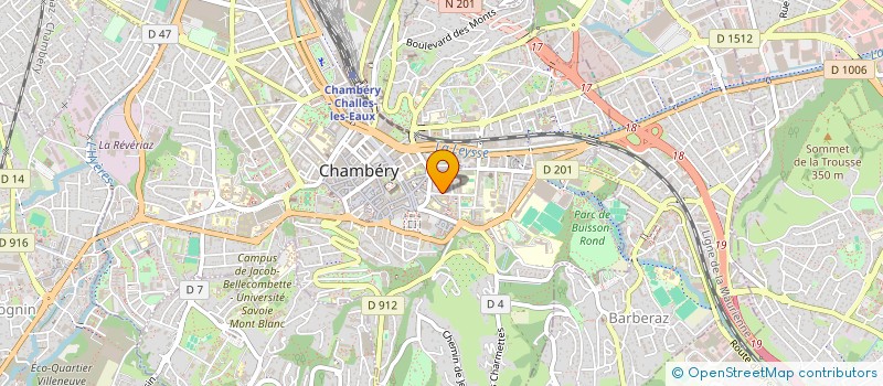 localisation de l'entreprise LA FATTA  CHAMBERY