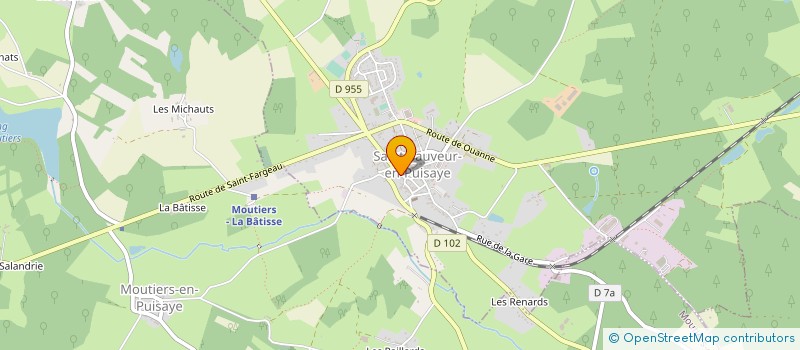 localisation de l'entreprise LA FATTORIA à SAINT-SAUVEUR-EN-PUISAYE
