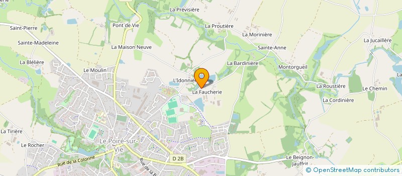localisation de l'entreprise LA FAUCHETTE à LE POIRE-SUR-VIE