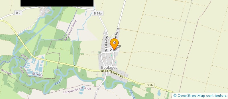 localisation de l'entreprise LA FAUCILLE  BOULAGES