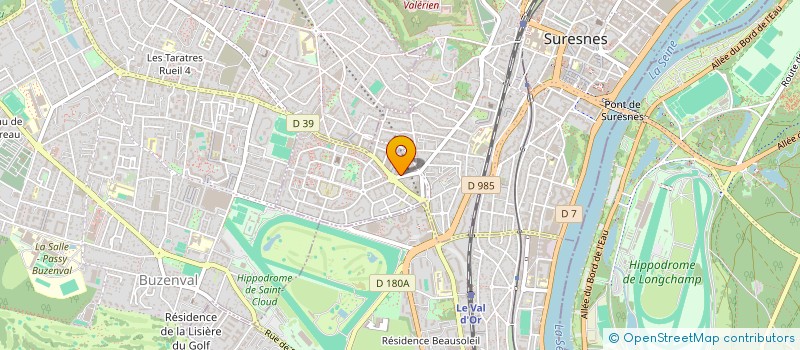 localisation de l'entreprise LA FAURET à SURESNES