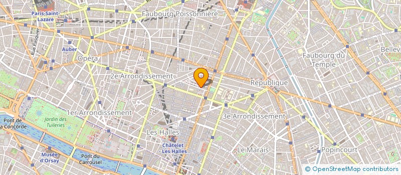 localisation de l'entreprise LA FAURETELLE  PARIS