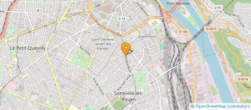 localisation de l'entreprise LA FAUSSE BIENNALE DE SOTTEVILLE  SOTTEVILLE-LES-ROUEN