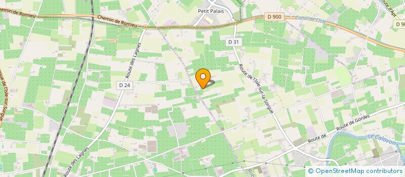 localisation de l'entreprise LA FAUSSERANNE  ROBION