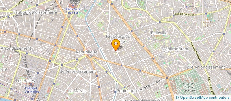 localisation de l'entreprise LA FAUVETTE  PARIS