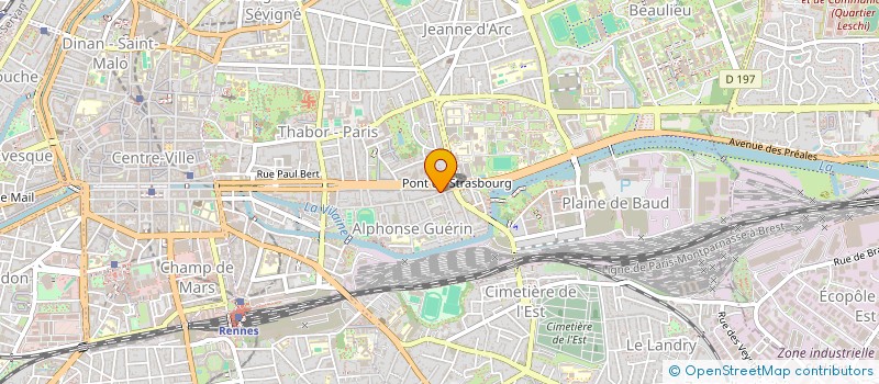 localisation de l'entreprise LA FAVELA à RENNES