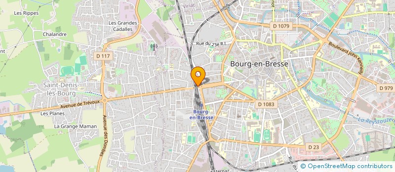 localisation de l'entreprise LA FAVORITE à BOURG-EN-BRESSE