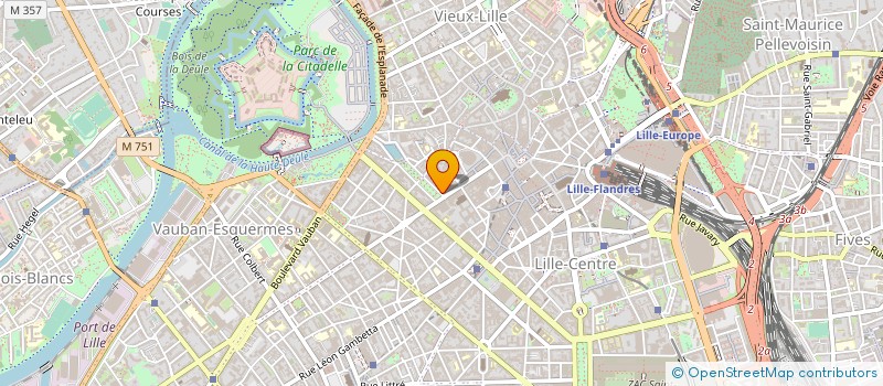 localisation de l'entreprise LA FAYETTE COIFFURE à LILLE
