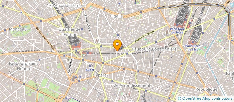 localisation de l'entreprise LA FAYETTE OPTIQUE ET AUDIOLOGIE LOA à PARIS