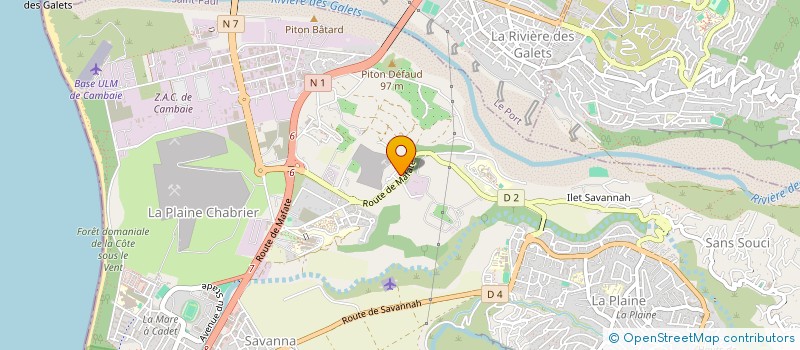 localisation de l'entreprise LA FE DES VERGERS à SAINT-PAUL