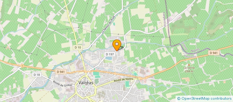 localisation de l'entreprise LA FEDE à VALREAS