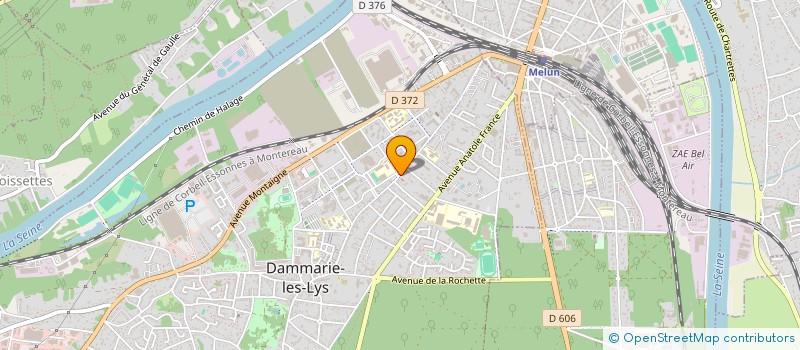 localisation de l'entreprise LA FEDECA à DAMMARIE-LES-LYS