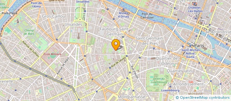 localisation de l'entreprise LA FEDERATION CENTRE ETUDES  PARIS