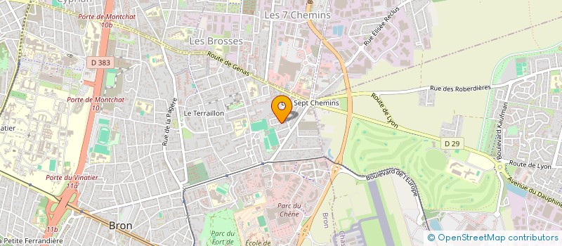 localisation de l'entreprise LA FEDERATION DE REIKI USUI à BRON