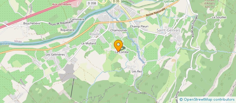 localisation de l'entreprise LA FEDERATION FRANCAISE DU CHEVAL ARABE  ROVON