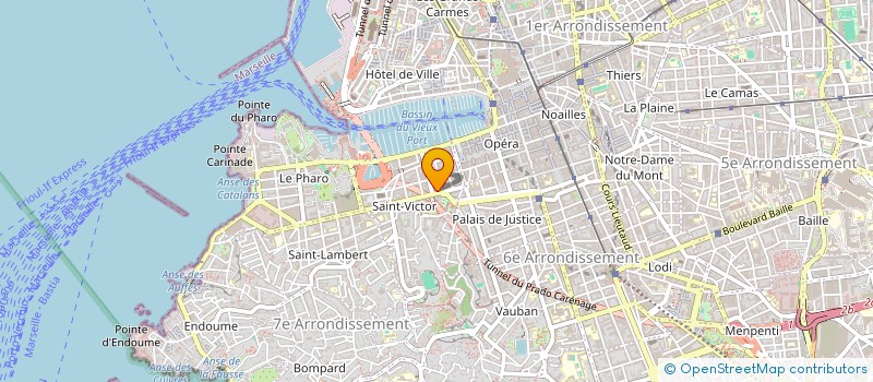 localisation de l'entreprise LA FEDERATION NATIONALE DES ANCIENS DES MISSIONS EXTERIEURES - DEPARTEMENT DES BOUCHES DU RHONE à MARSEILLE