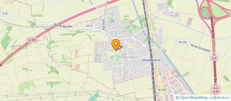 localisation de l'entreprise LA FEDINOISE à VENDENHEIM