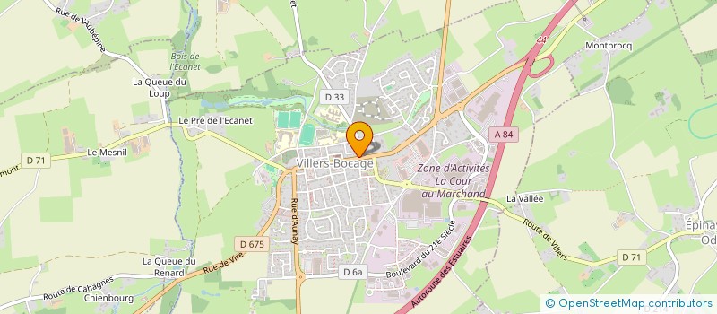 localisation de l'entreprise LA FEE BAGUETTE à VILLERS-BOCAGE