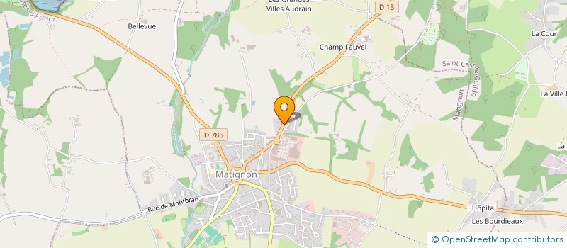localisation de l'entreprise LA FEE BIO à MATIGNON
