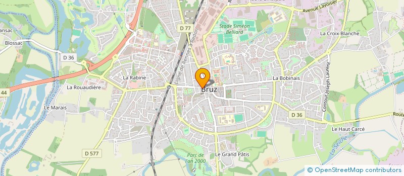 localisation de l'entreprise LA FEE BOTTEE à BRUZ