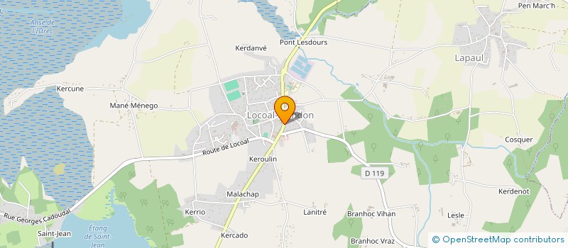 localisation de l'entreprise LA FEE CELINE  LOCOAL-MENDON