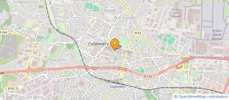 localisation de l'entreprise LA FEE CREATIVE à COLOMIERS