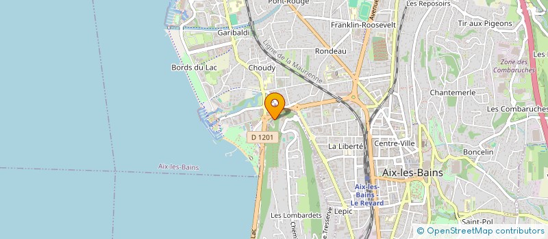 localisation de l'entreprise LA FEE CROUSTILLE  AIX-LES-BAINS