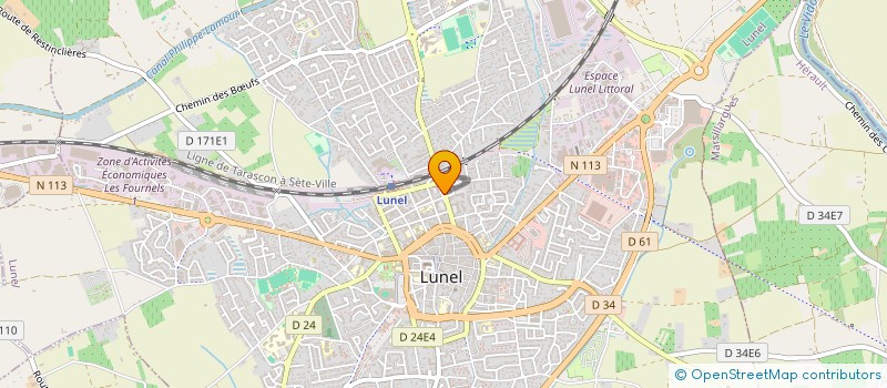 localisation de l'entreprise LA FEE DE L'AME AGIT à LUNEL