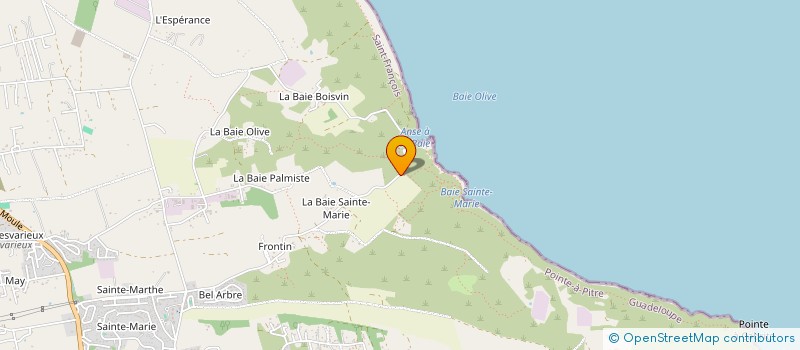 localisation de l'entreprise LA FEE DE L'HABITAT à SAINT-FRANCOIS