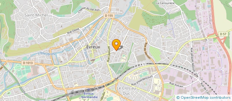 localisation de l'entreprise LA FEE DE LILAS à EVREUX