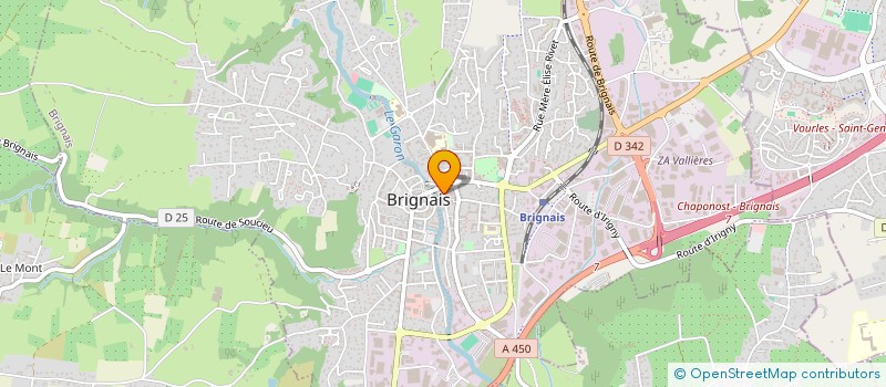 localisation de l'entreprise LA FEE DES BULLES à BRIGNAIS