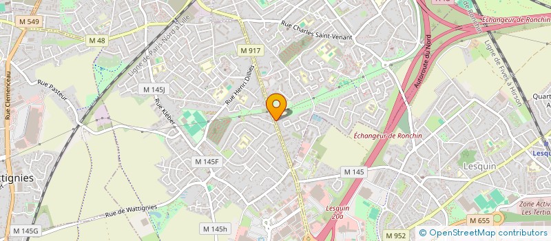localisation de l'entreprise LA FEE DES CISEAUX à RONCHIN