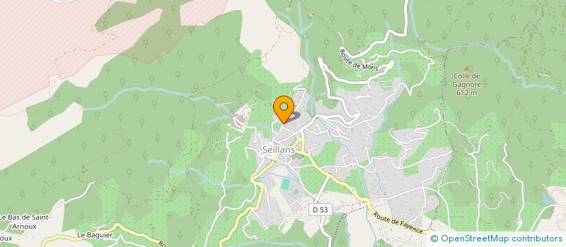 localisation de l'entreprise LA FEE DES COPRO ET DES BUREAUX FCB à SEILLANS