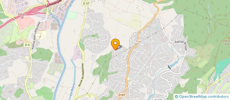 localisation de l'entreprise LA FEE DES FERS à FREJUS