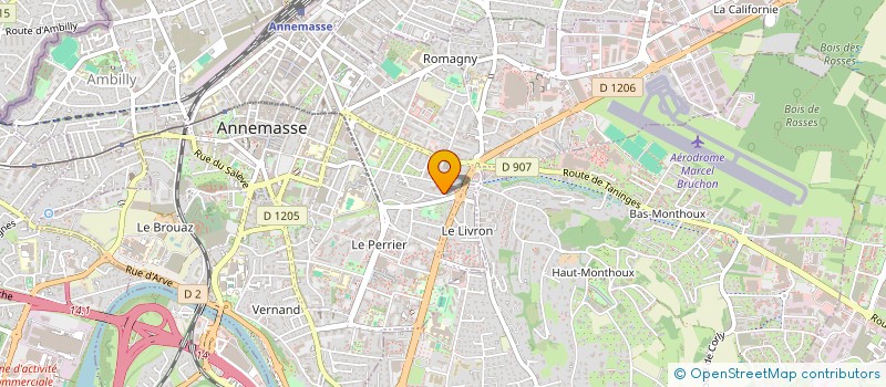 localisation de l'entreprise LA FEE DES RATIONS DE RIDE A ROULETTES à ANNEMASSE